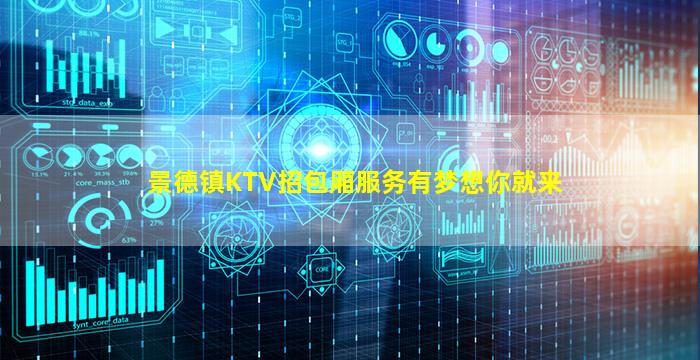 景德镇KTV招包厢服务有梦想你就来